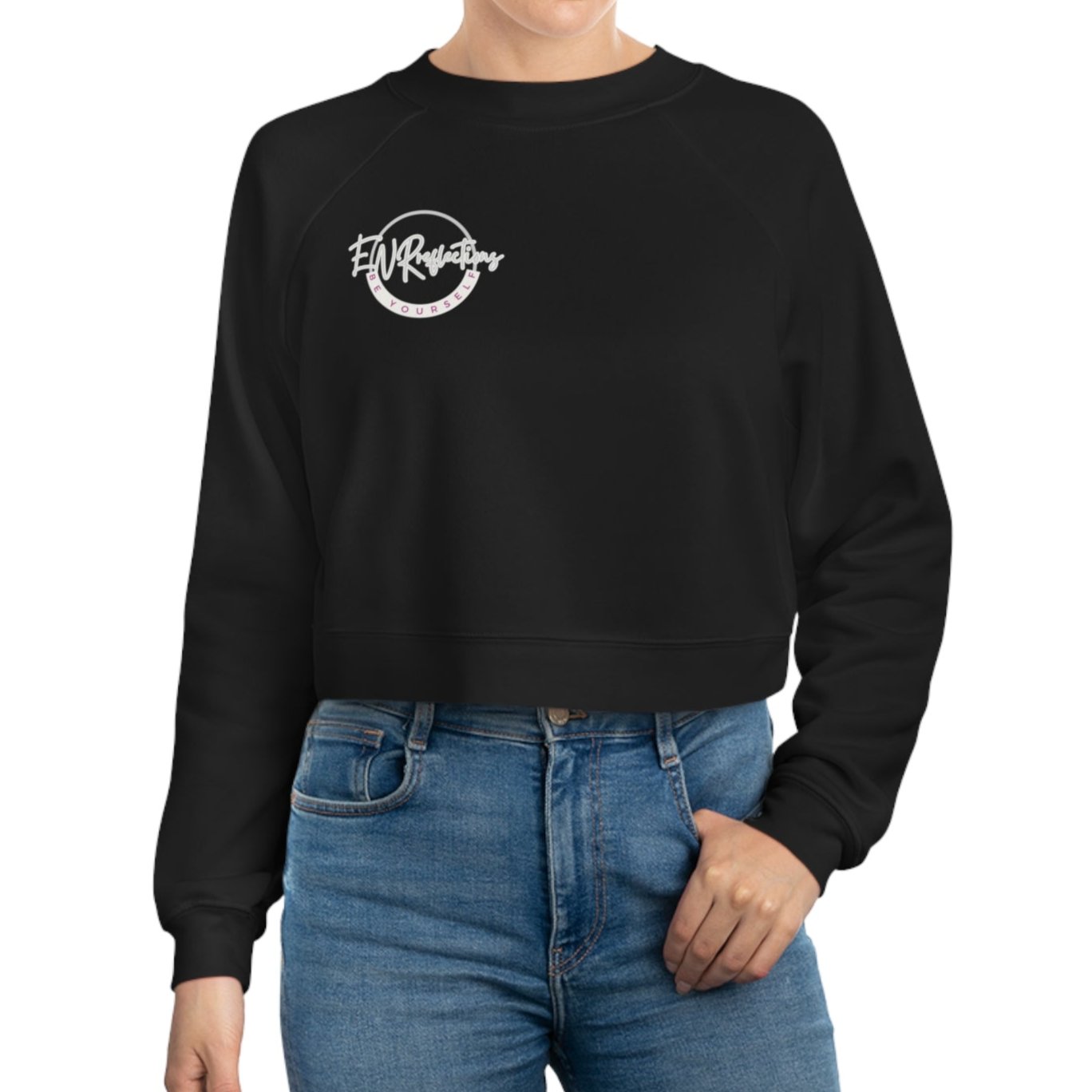 Hooking for Life Crop Fleece Pull over