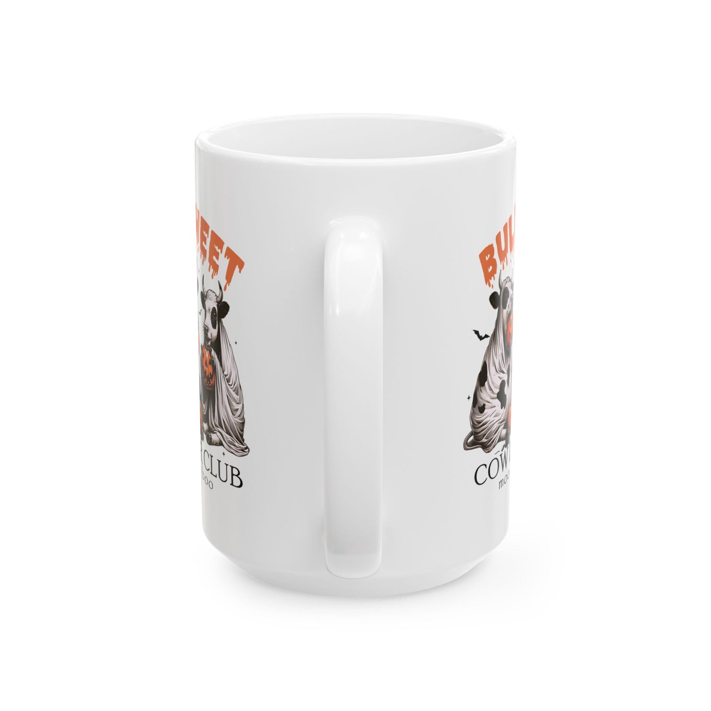 Bull Sheet Cow Lover Club Ceramic Mug, (11oz, 15oz)