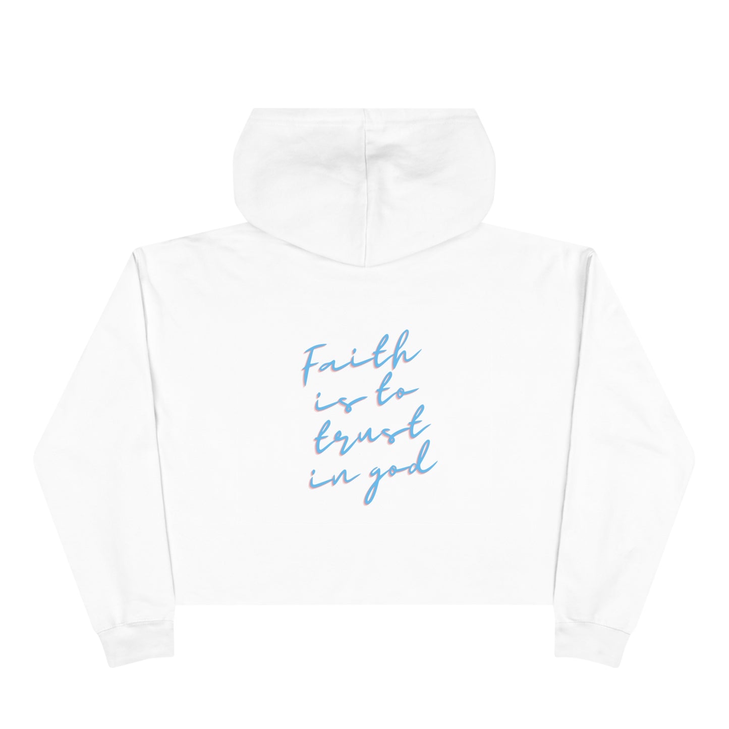 Faith Crop Hoodie