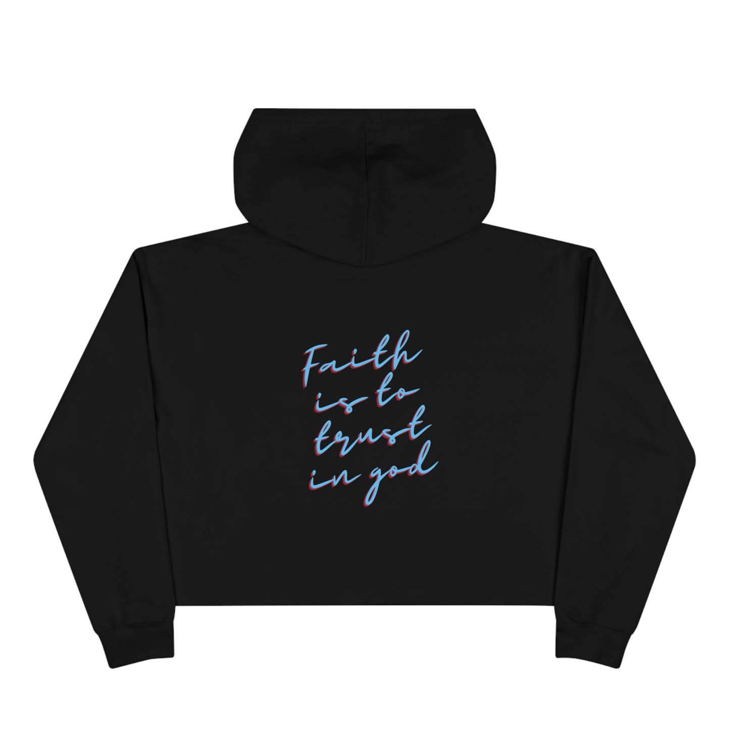 Faith Crop Hoodie