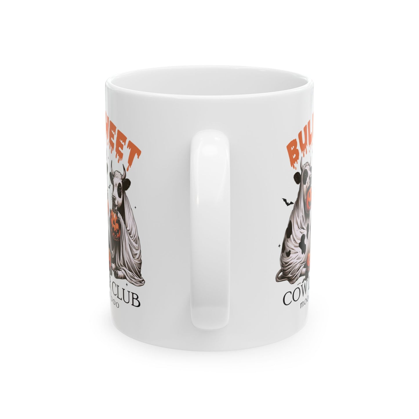 Bull Sheet Cow Lover Club Ceramic Mug, (11oz, 15oz)