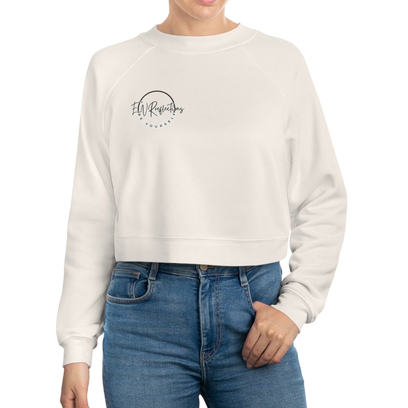 Hooking for Life Crop Fleece Pull Over