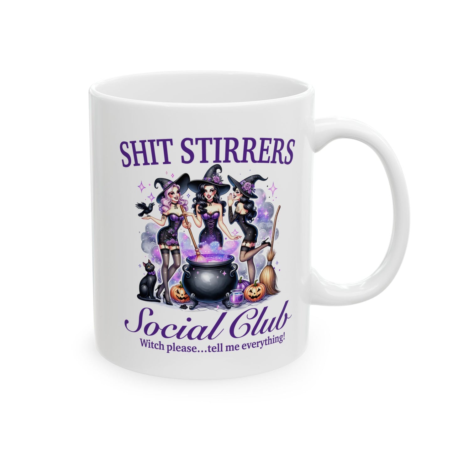 Shit Stirrer's Ceramic Mug, (11oz, 15oz)