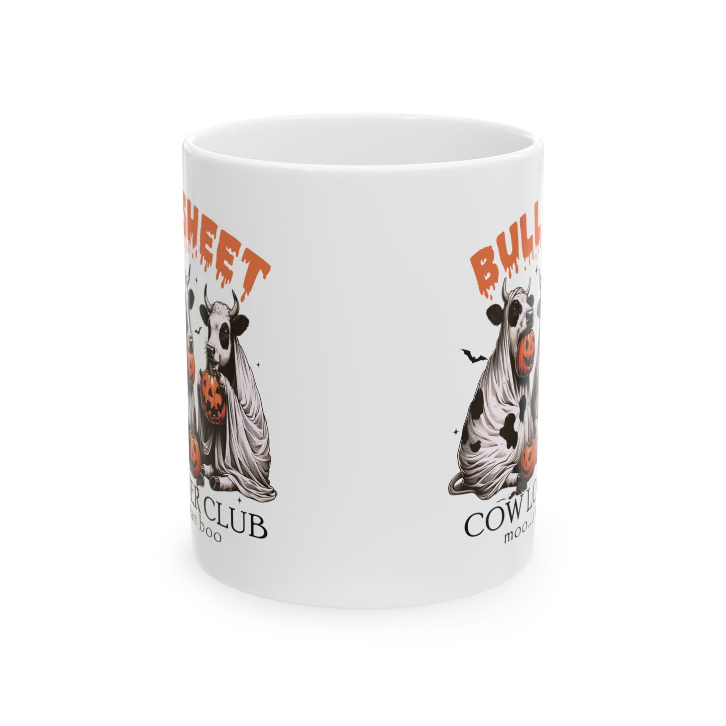 Bull Sheet Cow Lover Club Ceramic Mug, (11oz, 15oz)