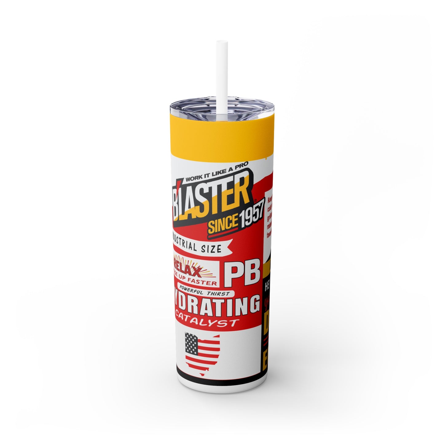 Blaster Party Tumbler with Straw, 20oz