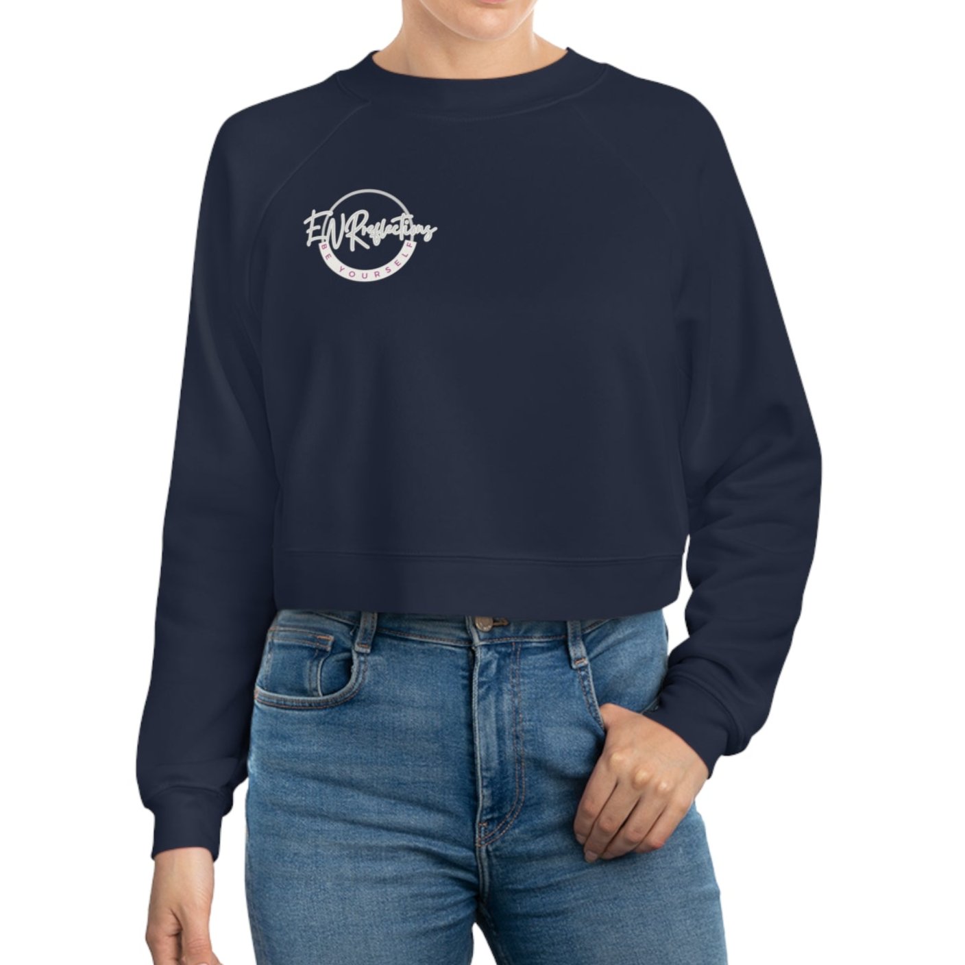 Hooking for Life Crop Fleece Pull over