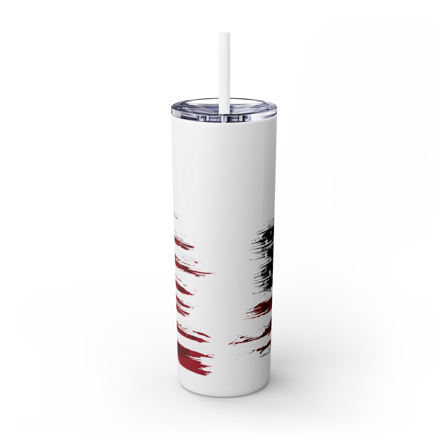 1776 American Flag Tumbler with Straw, 20oz