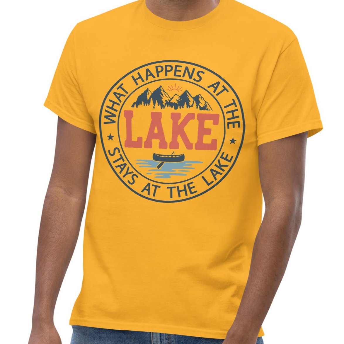 What Happens at the Lake Men's T-Shirt