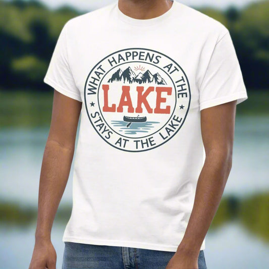 What Happens at the Lake Men's T-Shirt