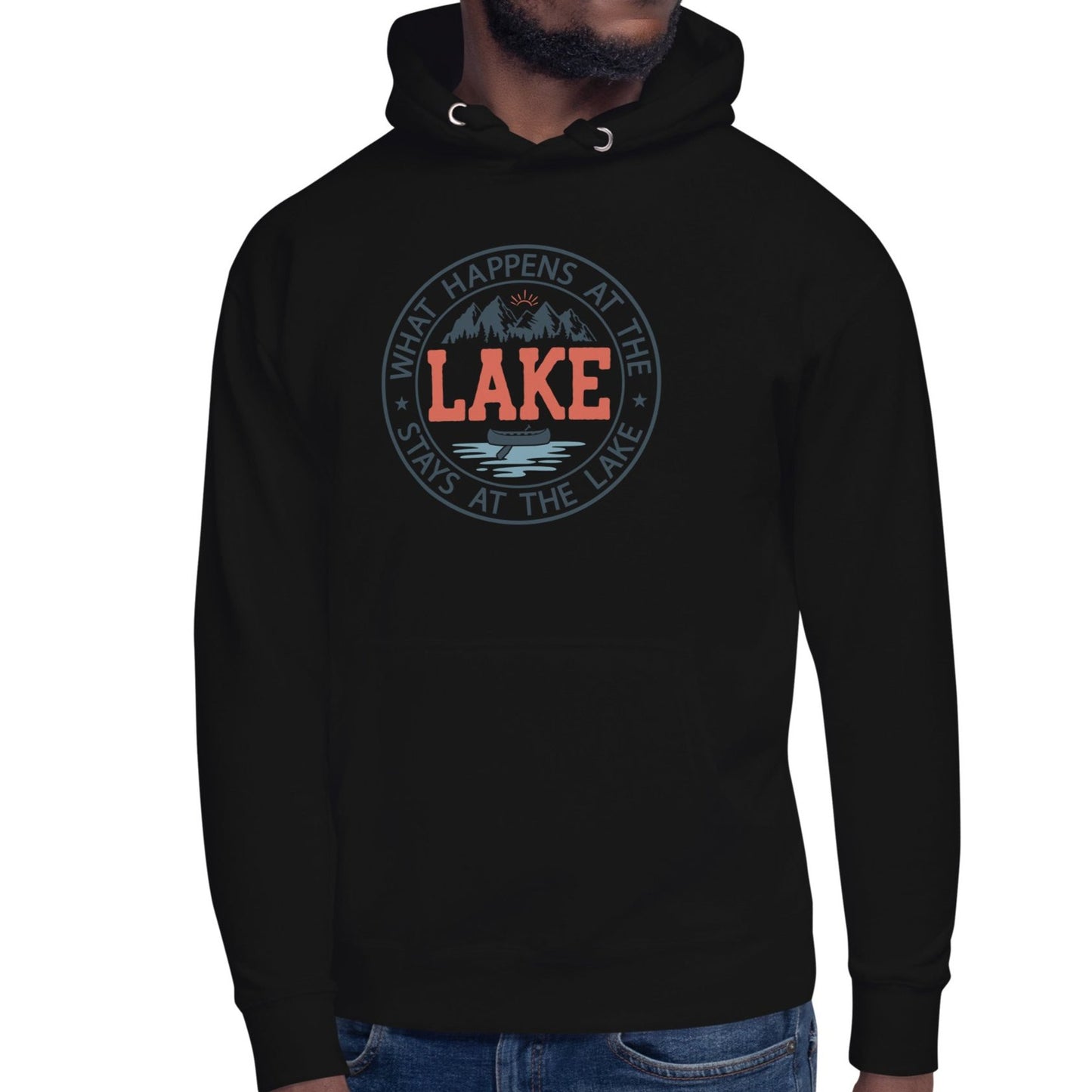 What Happens at the Lake Men's Hoodie