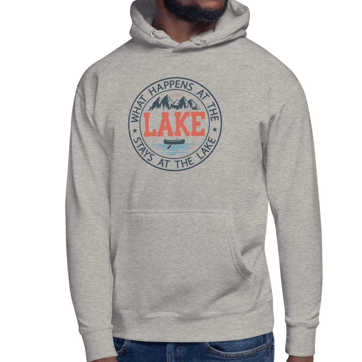 What Happens at the Lake Men's Hoodie