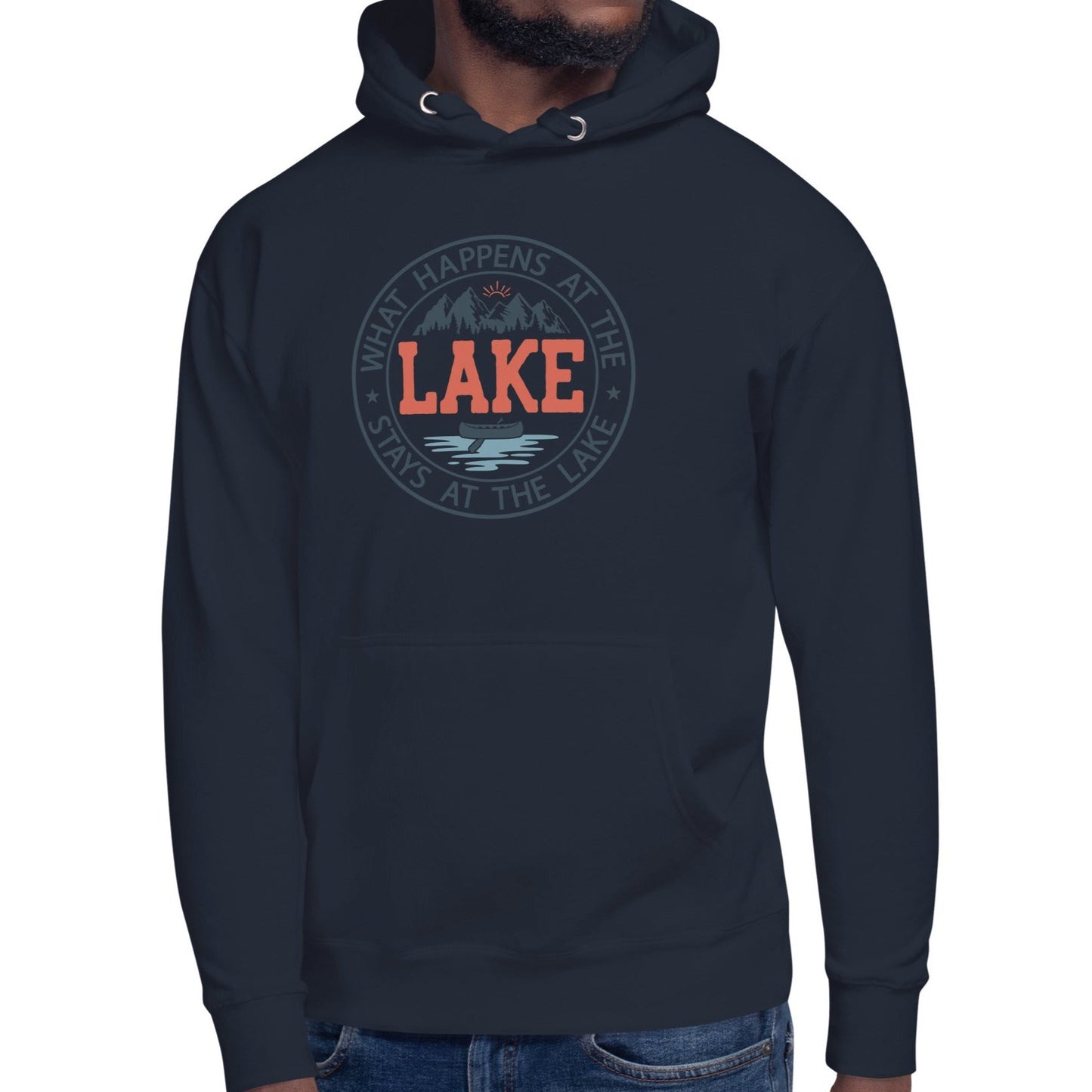 What Happens at the Lake Men's Hoodie