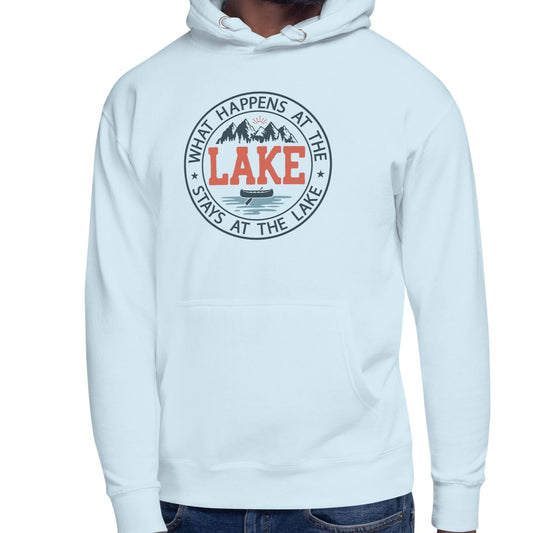 What Happens at the Lake Men's Hoodie