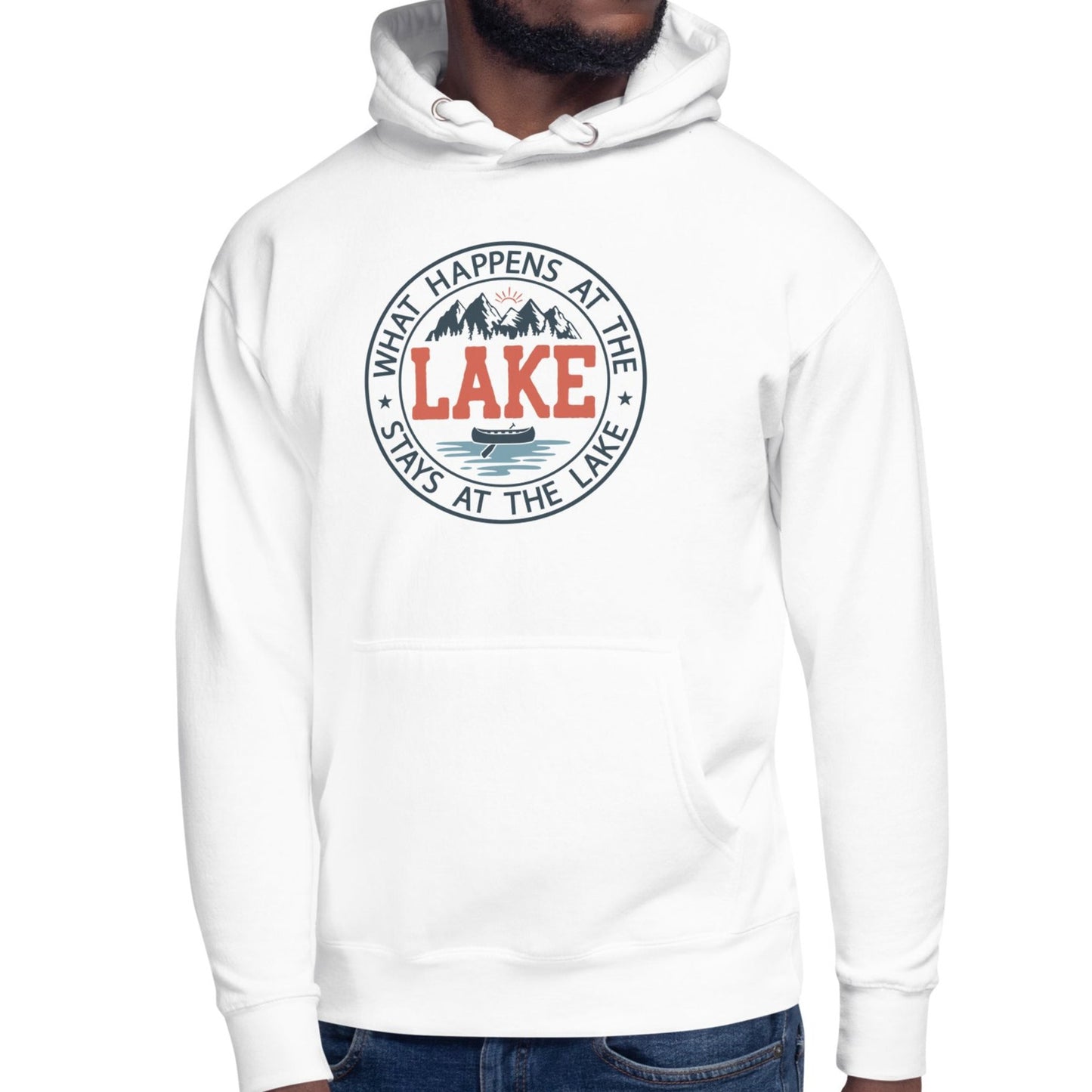 What Happens at the Lake Men's Hoodie